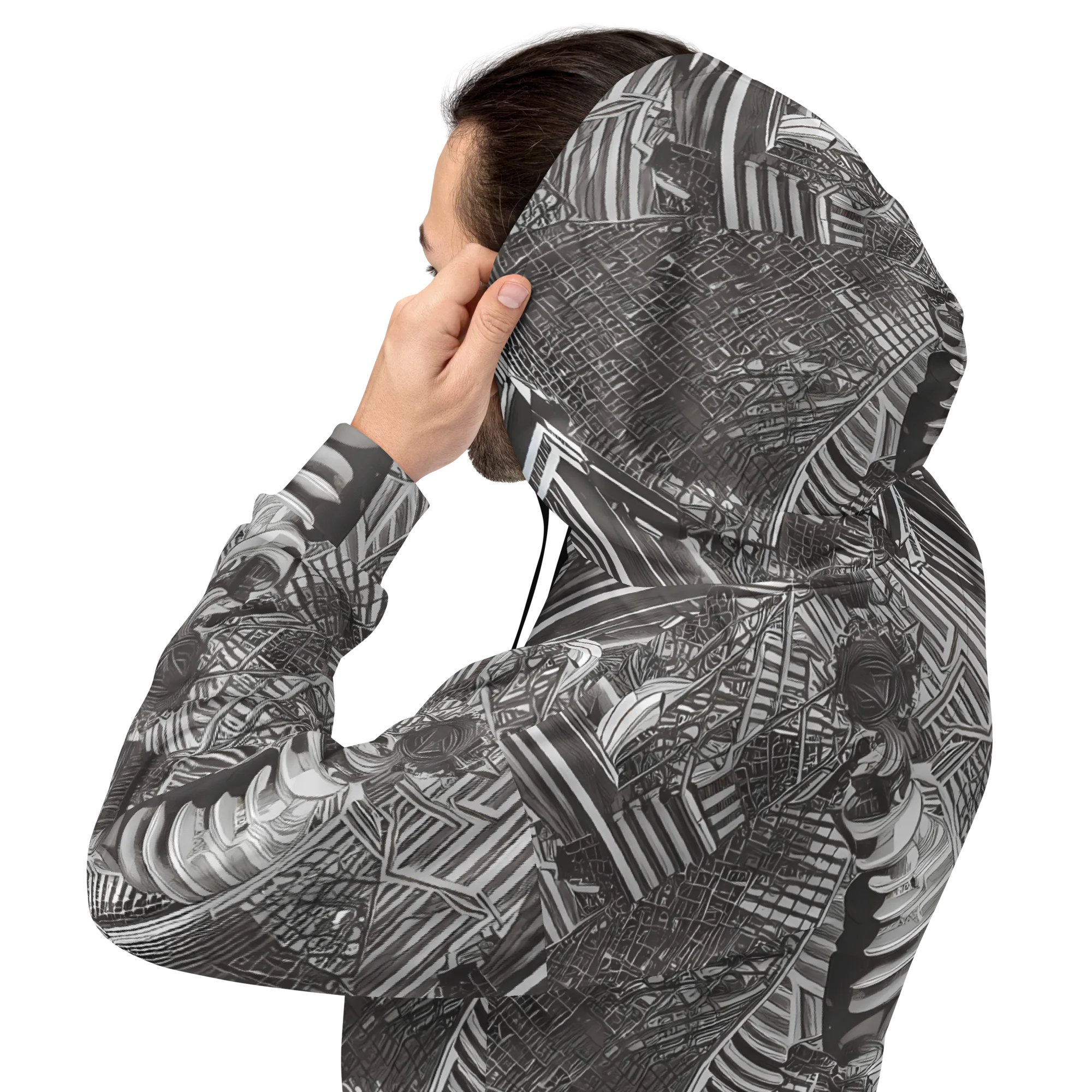 Piranesi's Web on Hoodie — Back