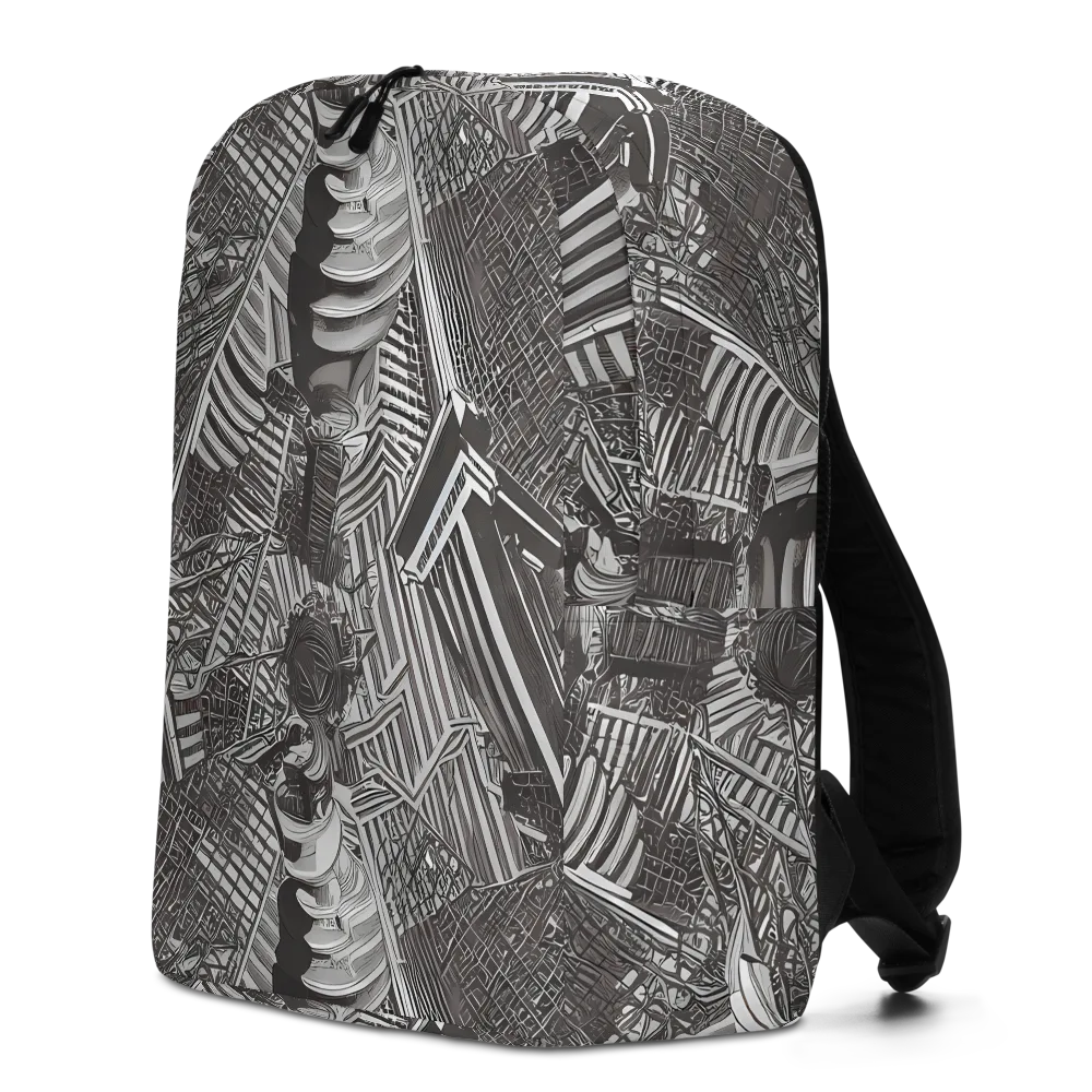 Piranesi's Web on Minimalist Backpack — Left