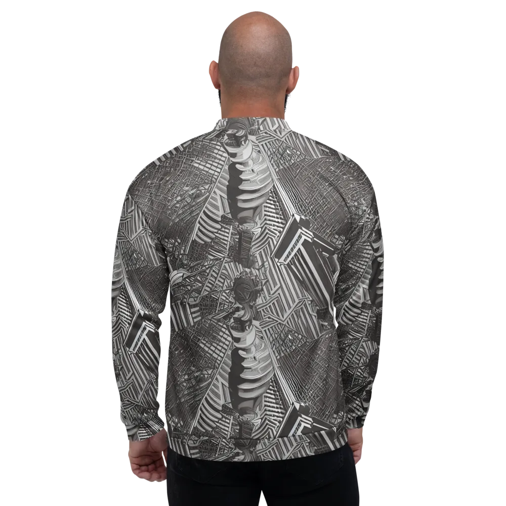 Piranesi's Web on Bomber Jacket — Back