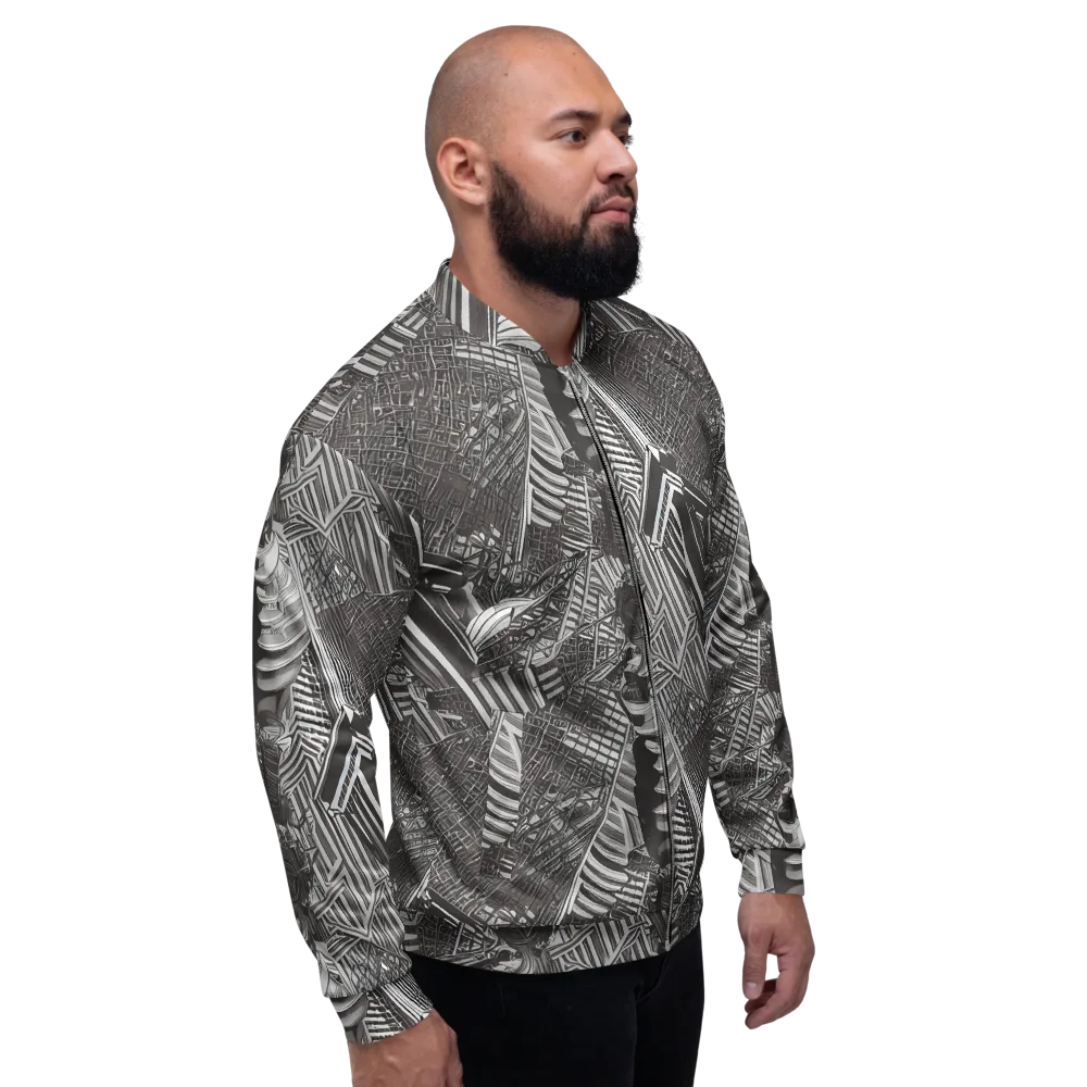 Piranesi's Web on Bomber Jacket — Right
