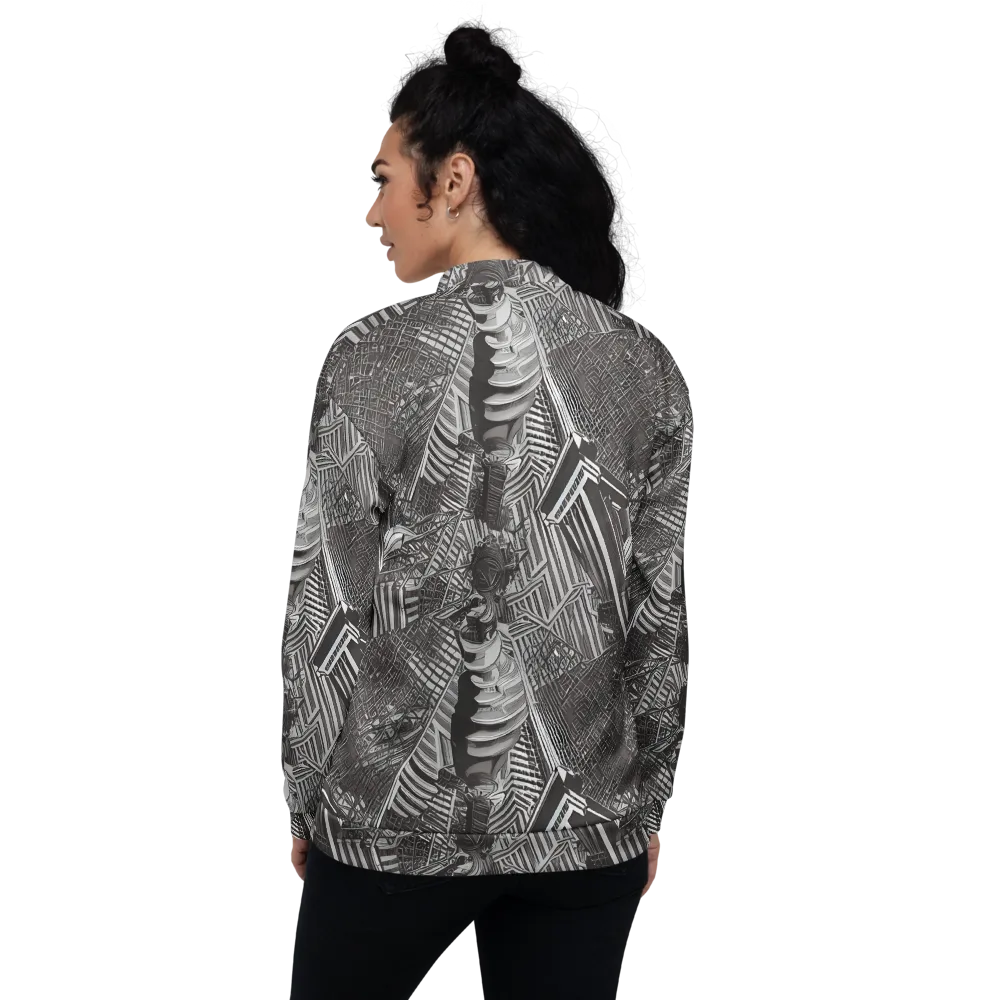 Piranesi's Web on Bomber Jacket — Back
