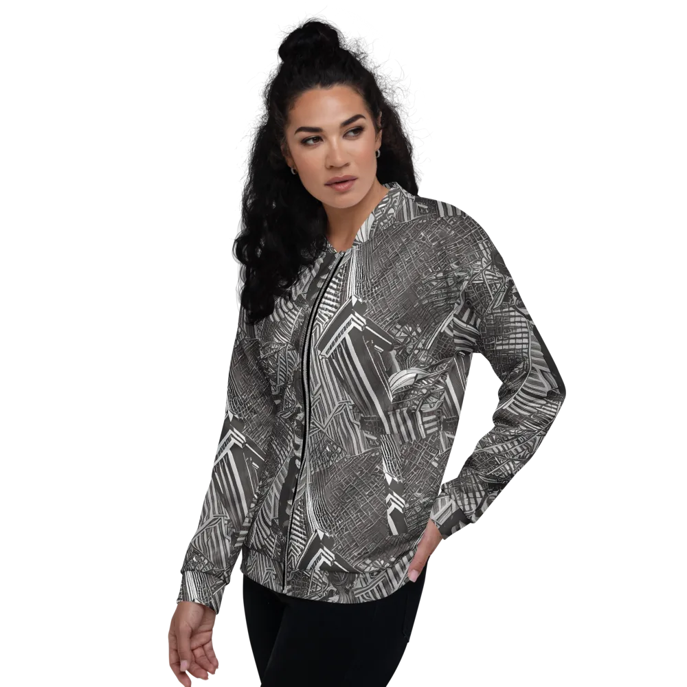 Piranesi's Web on Bomber Jacket — Left