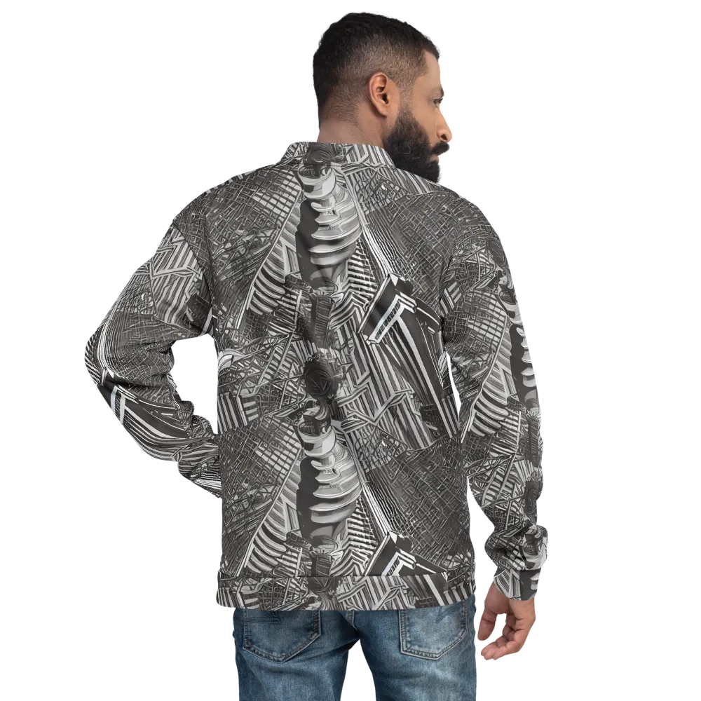 Piranesi's Web on Bomber Jacket — Back
