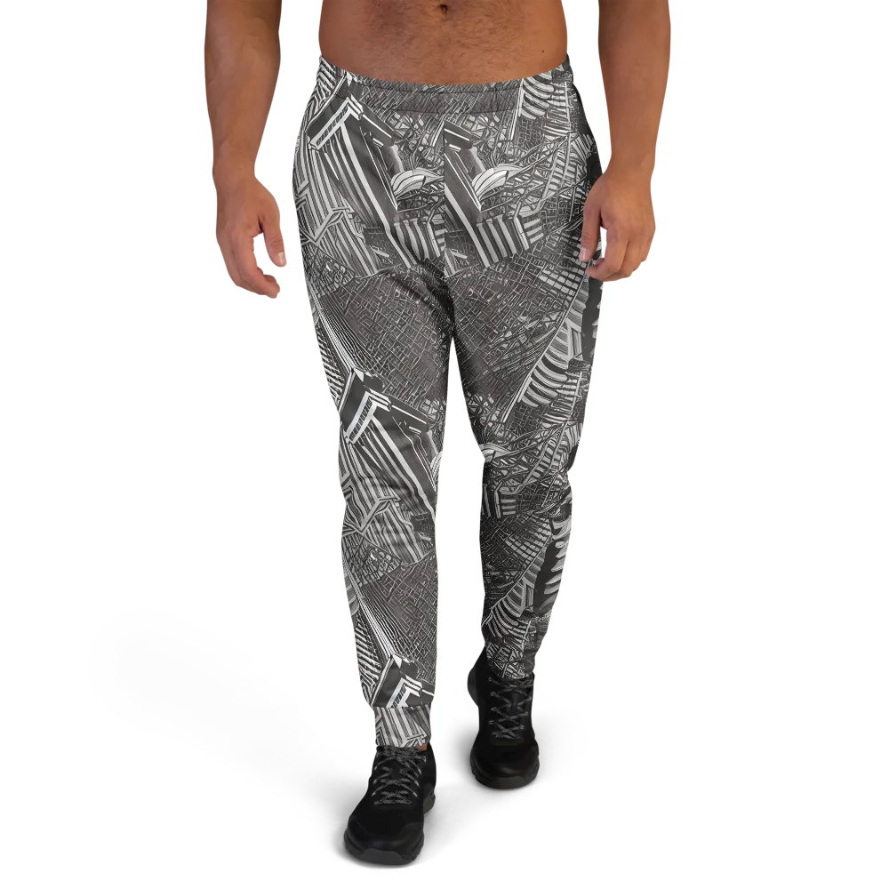 Piranesi's Web on Men's Joggers — Front