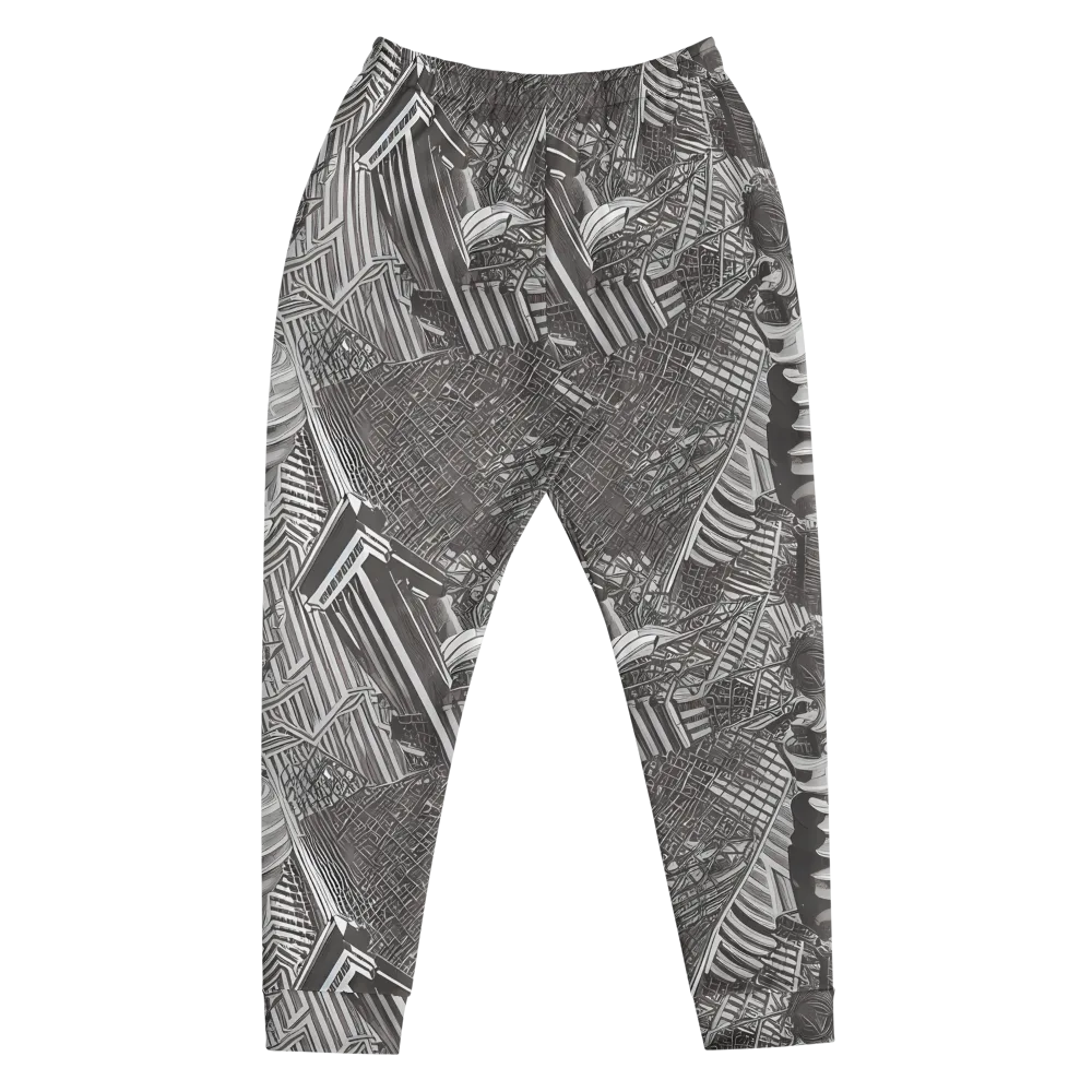 Piranesi's Web on Men's Joggers — Front