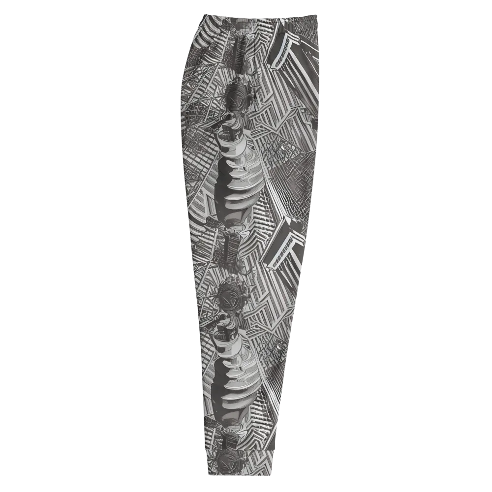 Piranesi's Web on Men's Joggers — Right