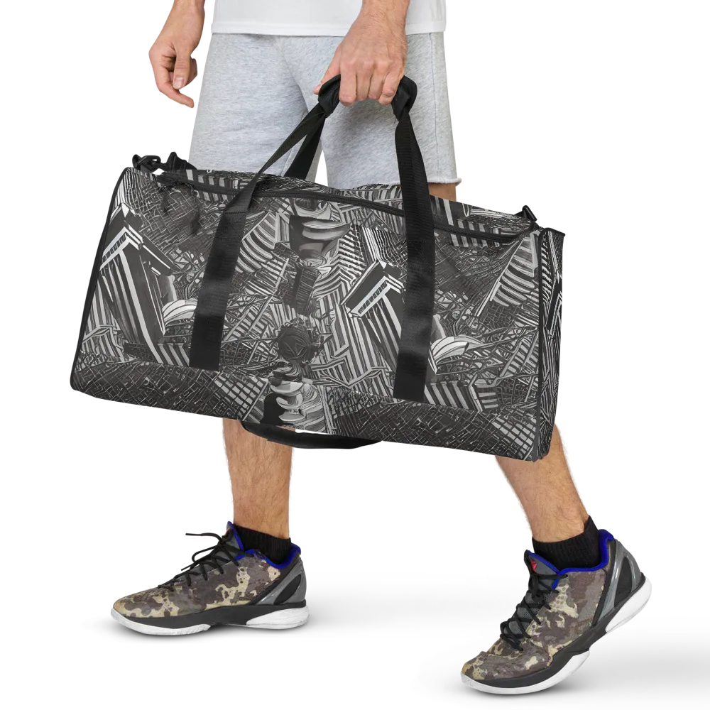 Piranesi's Web on Duffle Bag — Front