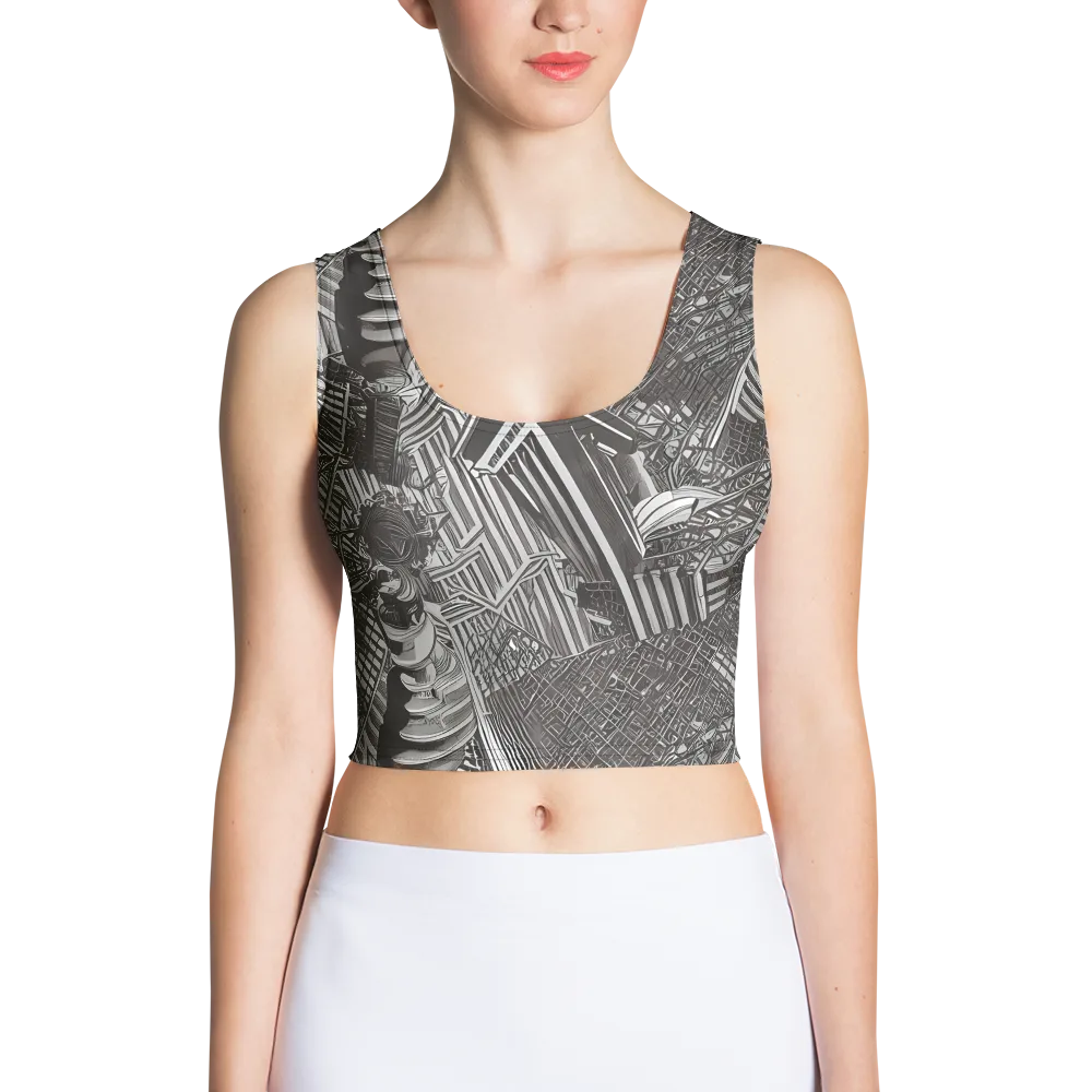 Piranesi's Web on Crop Top — Front
