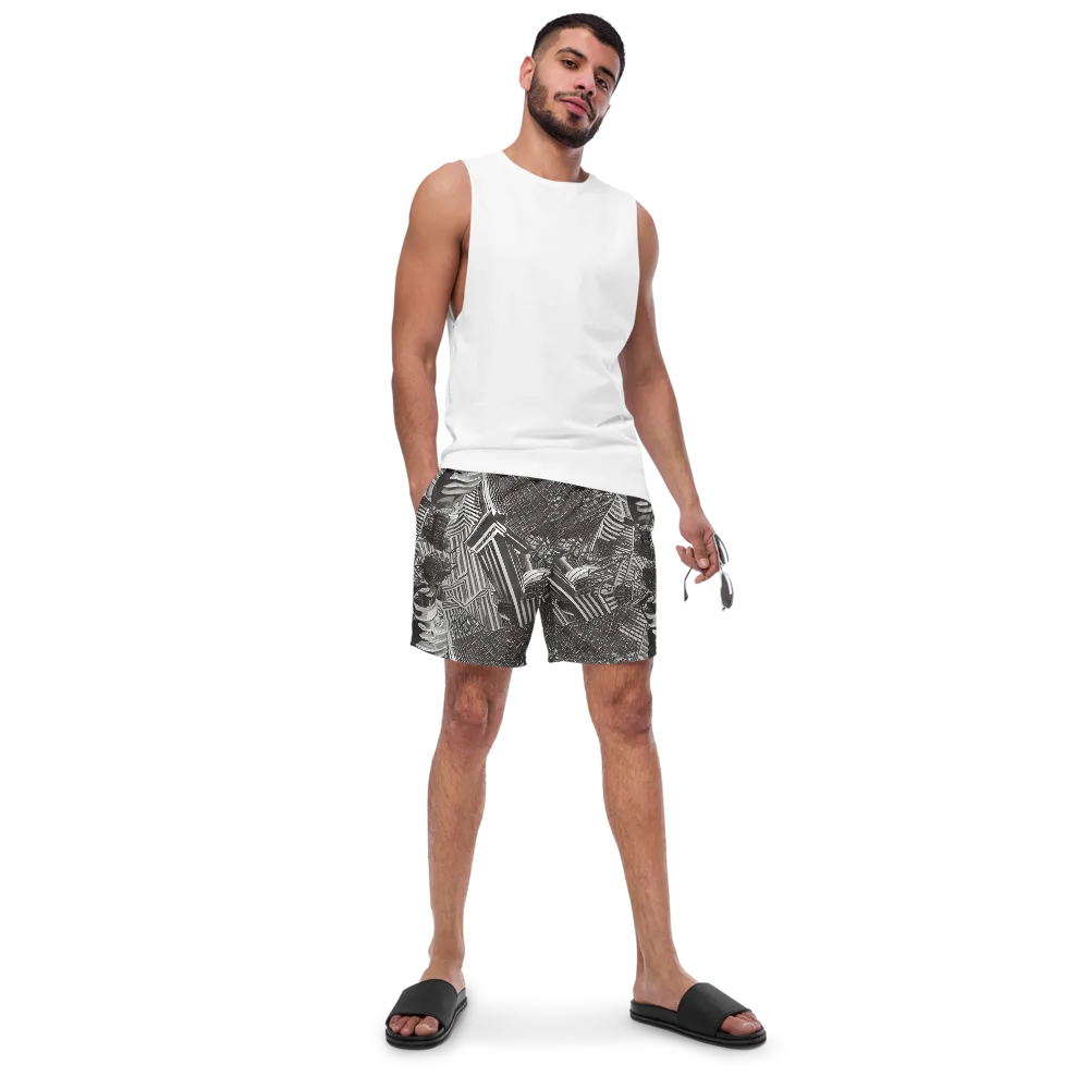 Piranesi's Web on Swim Trunks — Front