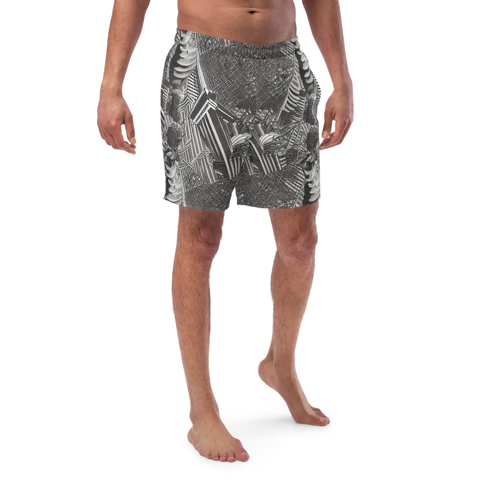 Piranesi's Web on Swim Trunks — Front