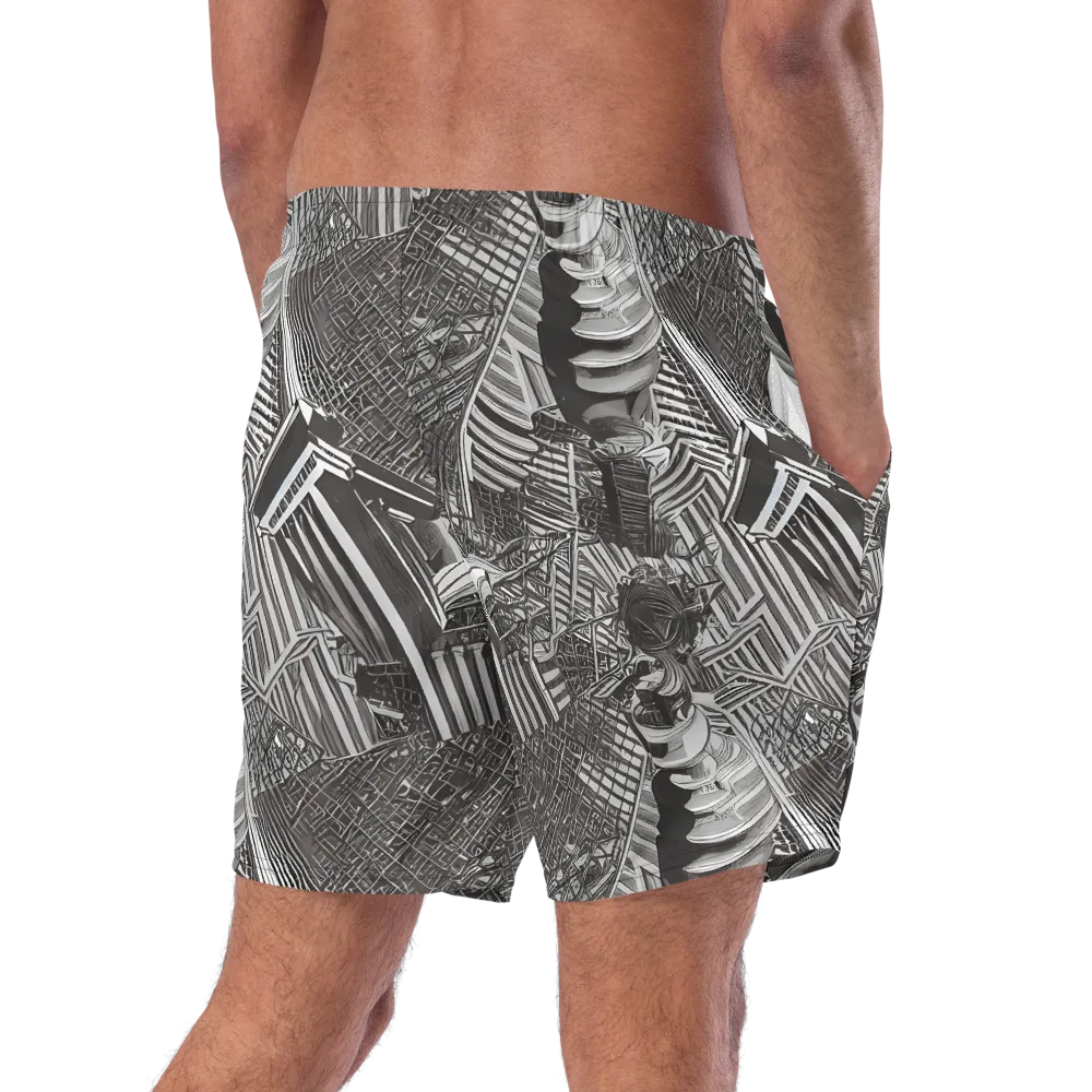 Piranesi's Web on Swim Trunks — Right Back