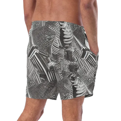 Piranesi's Web on a Swim Trunks