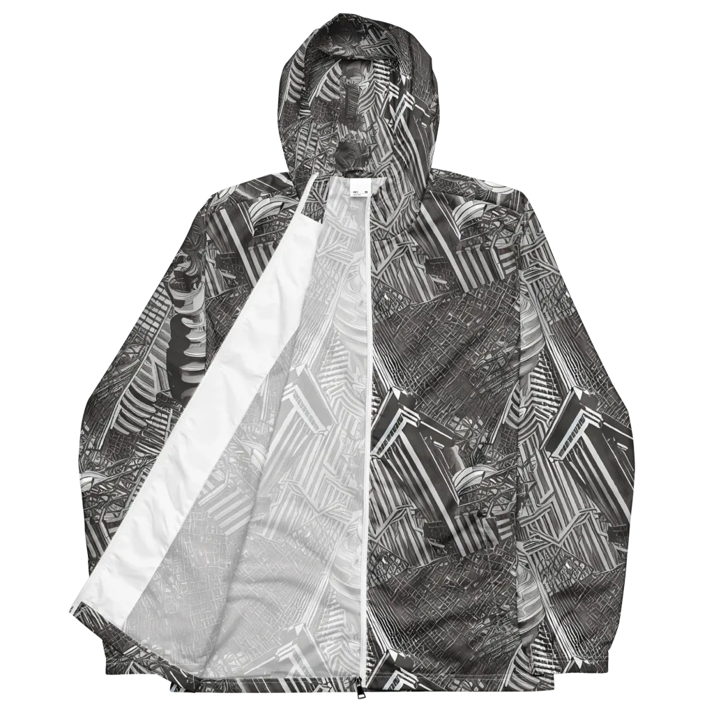 Piranesi's Web on Men's Windbreaker — Front