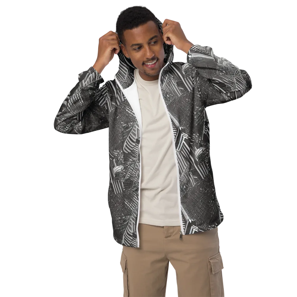 Piranesi's Web on Men's Windbreaker — Front
