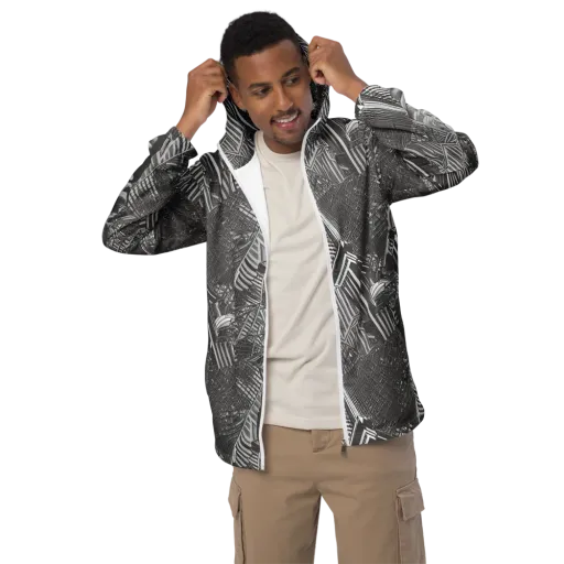Piranesi's Web on a Men's Windbreaker