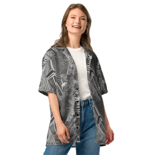 Piranesi's Web on a Button Shirt