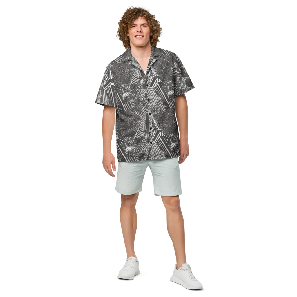 Piranesi's Web on Button Shirt — Front