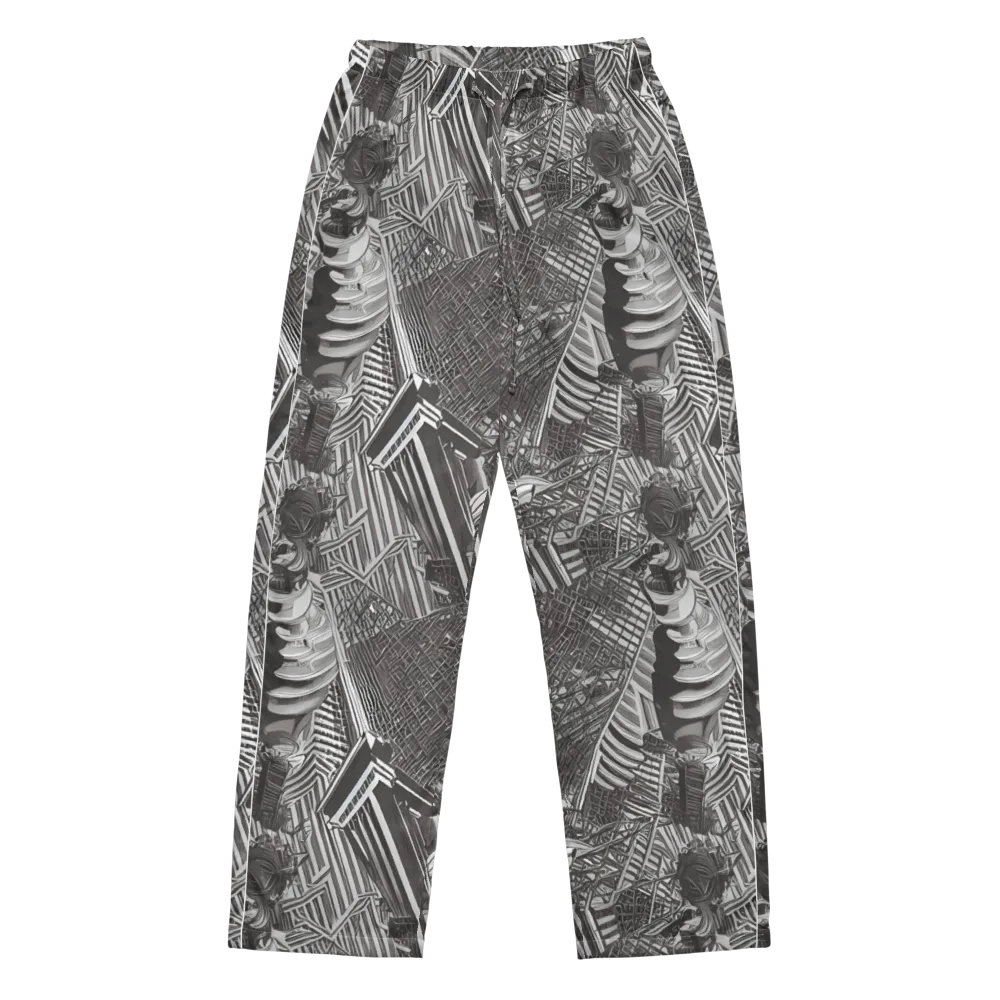 Piranesi's Web on Women's Pajama Pants — Front