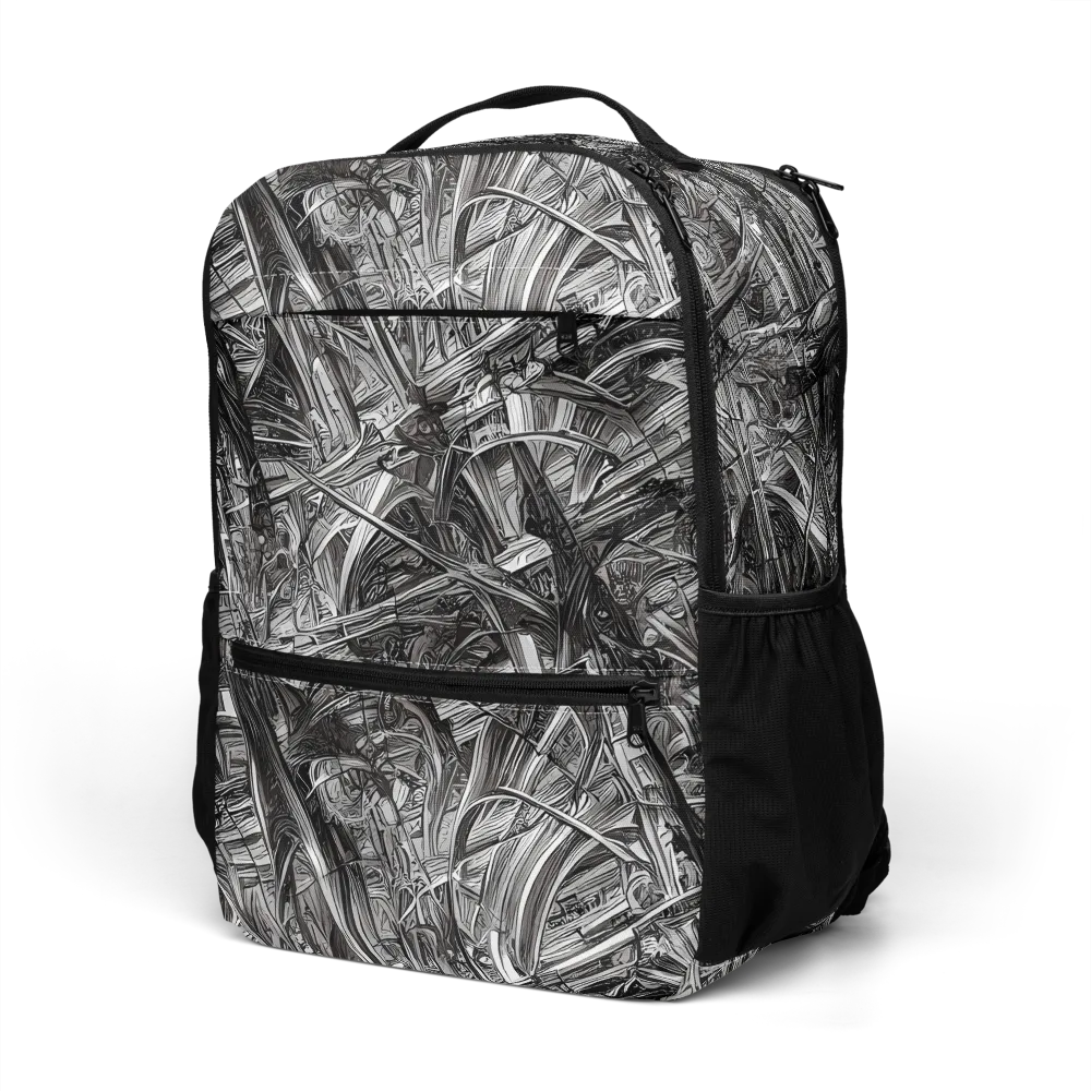 Gothic Whirlwind on Utility Backpack — Left Front