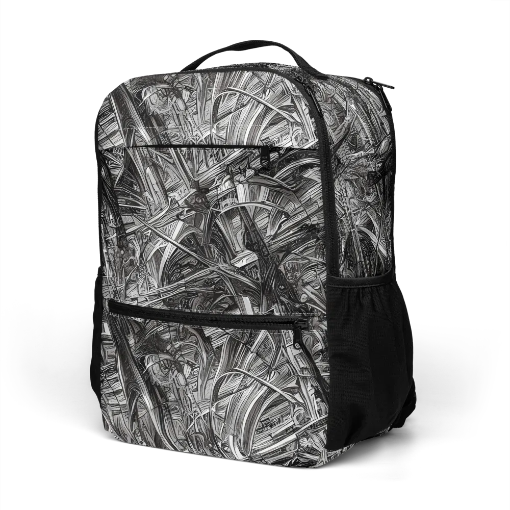 Gothic Whirlwind on Utility Backpack — Left Front