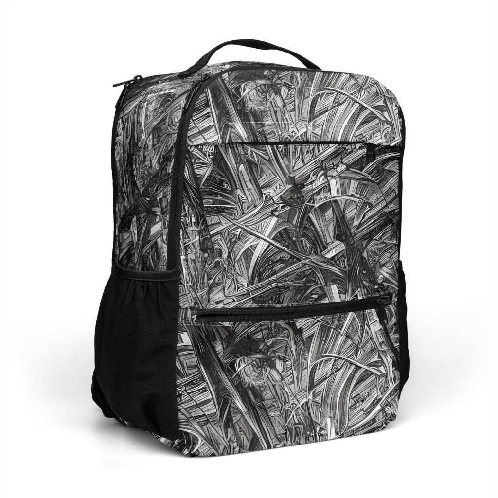 Gothic Whirlwind on Utility Backpack — Right Front