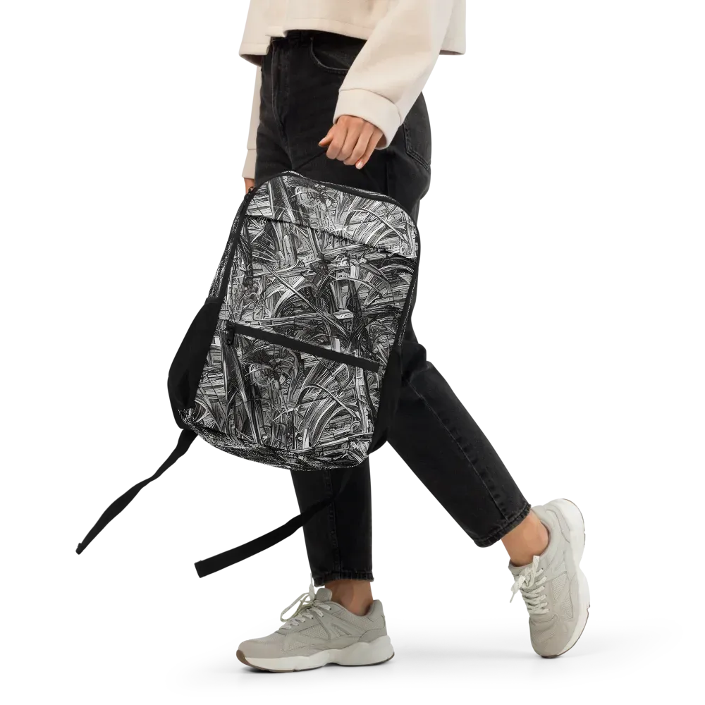 Gothic Whirlwind on Utility Backpack — Front