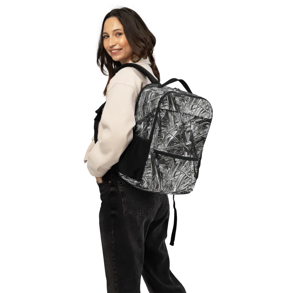 Gothic Whirlwind on Utility Backpack — Back
