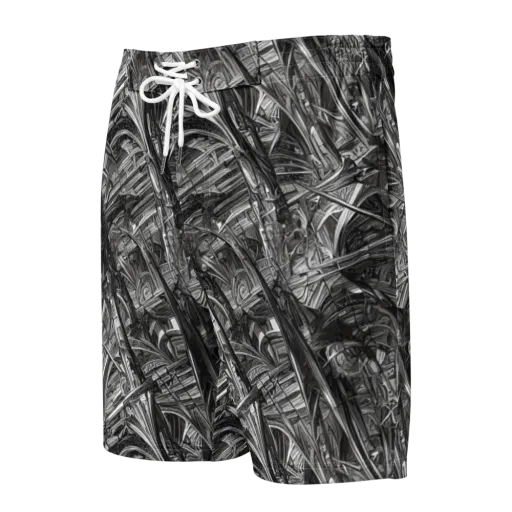 Gothic Whirlwind on a Men's Board Shorts