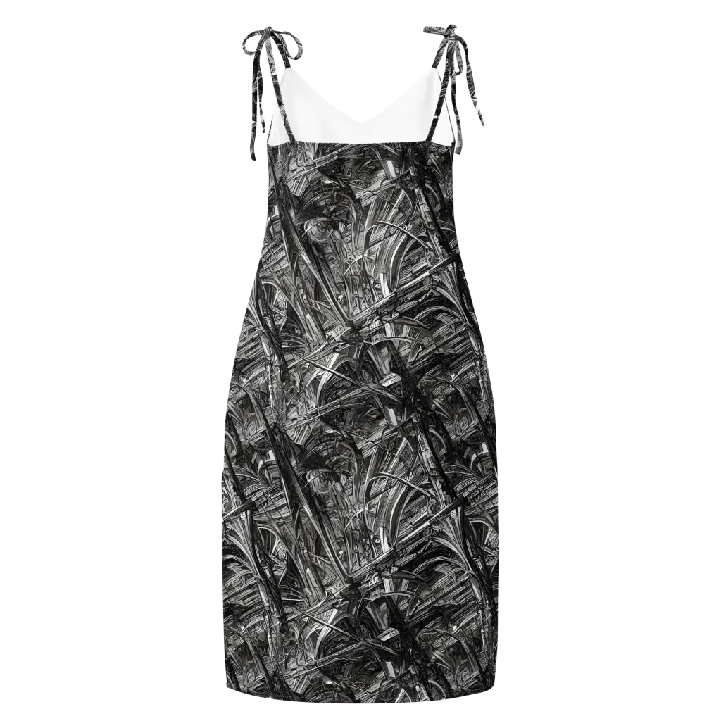 Gothic Whirlwind on Slip Dress — Back