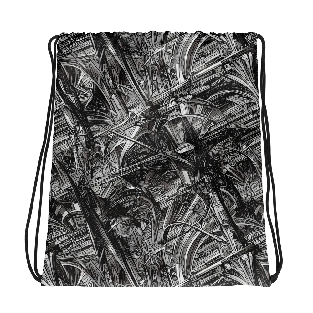 Gothic Whirlwind on Drawstring Bag — Photo