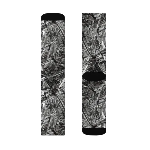 Gothic Whirlwind on a Socks
