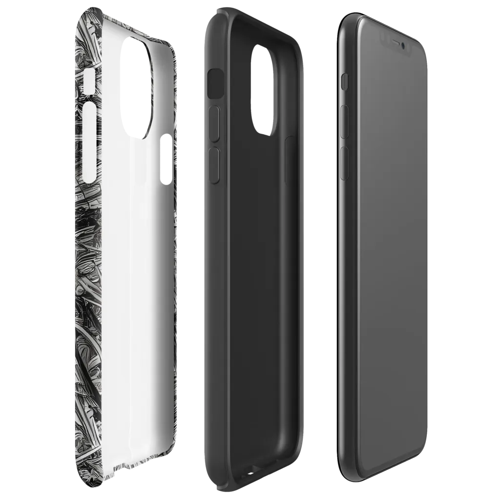 Gothic Whirlwind on Tough Case for iPhone® — Right