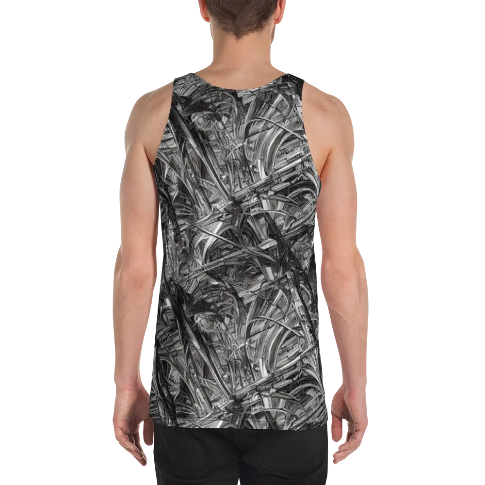 Gothic Whirlwind on Men's Tank Top — Back