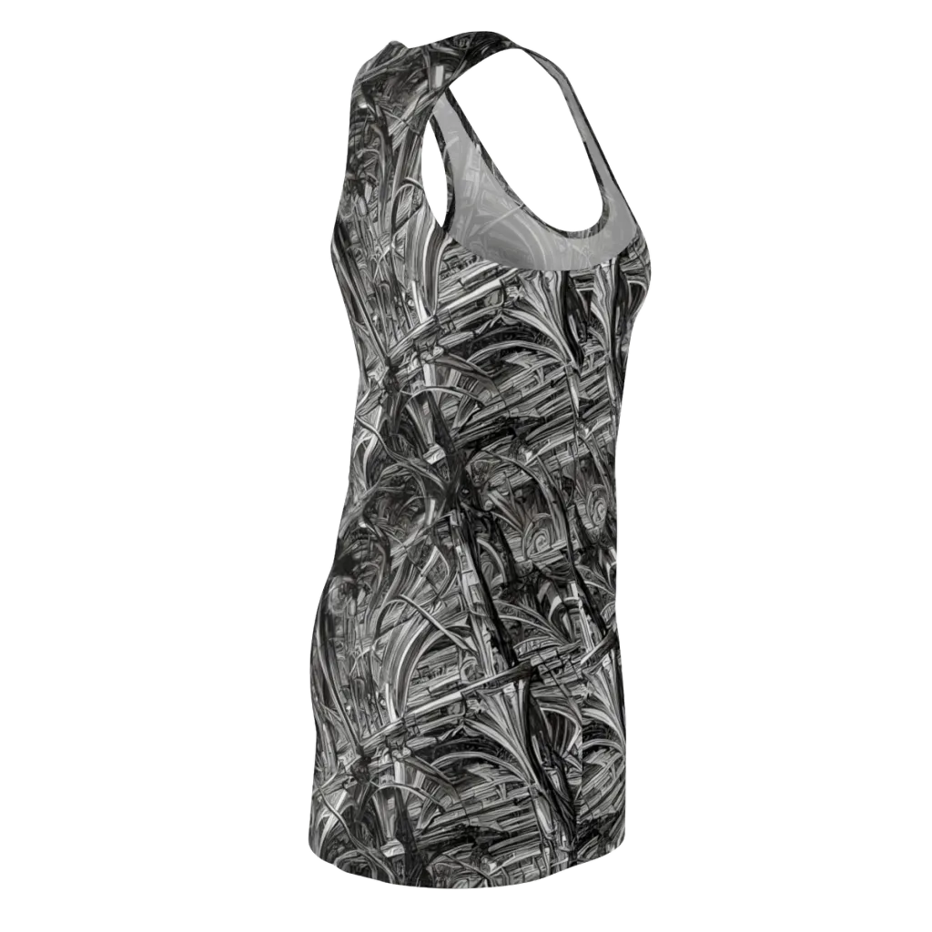 Gothic Whirlwind on Racerback Dress — Back Side