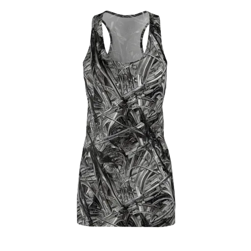 Gothic Whirlwind on a Racerback Dress