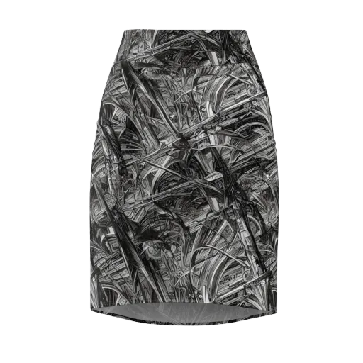 Gothic Whirlwind on a Pencil Skirt