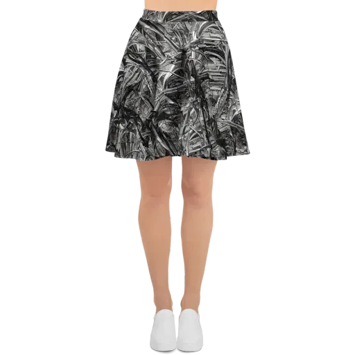 Gothic Whirlwind on a Skater Skirt