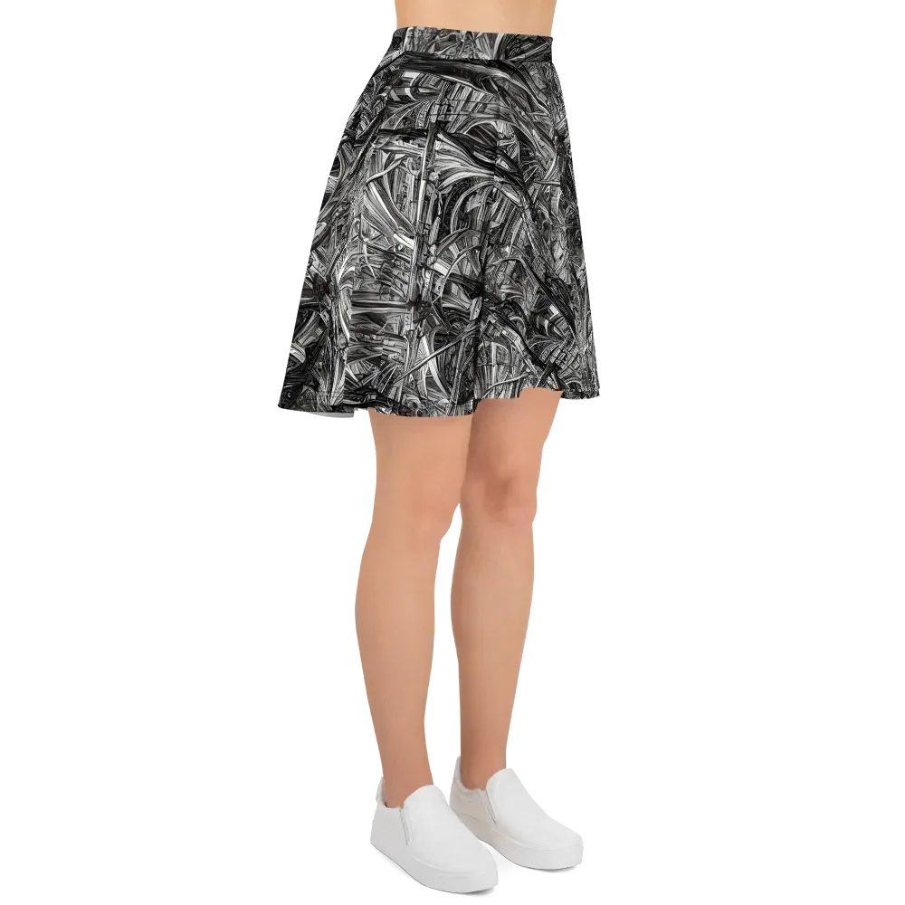 Gothic Whirlwind on Skater Skirt — Right