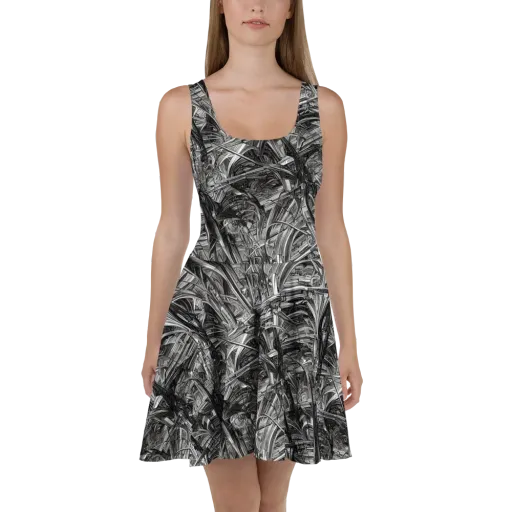 Gothic Whirlwind on a Skater Dress