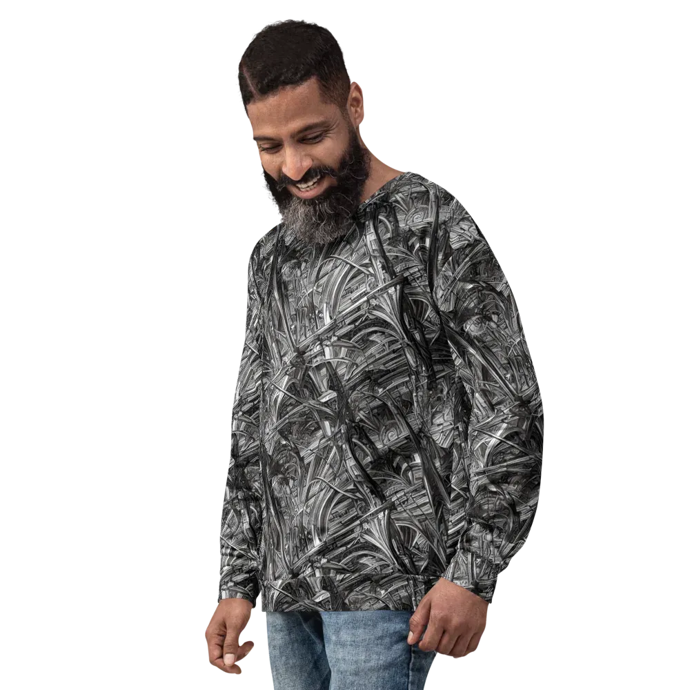 Gothic Whirlwind on Sweatshirt — Left Front