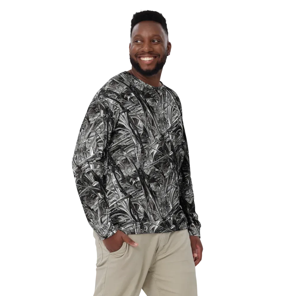 Gothic Whirlwind on Sweatshirt — Front