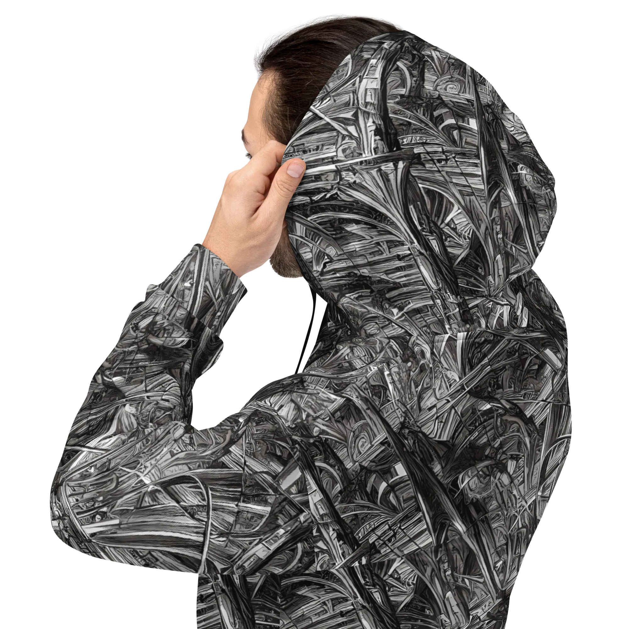 Gothic Whirlwind on Hoodie — Back