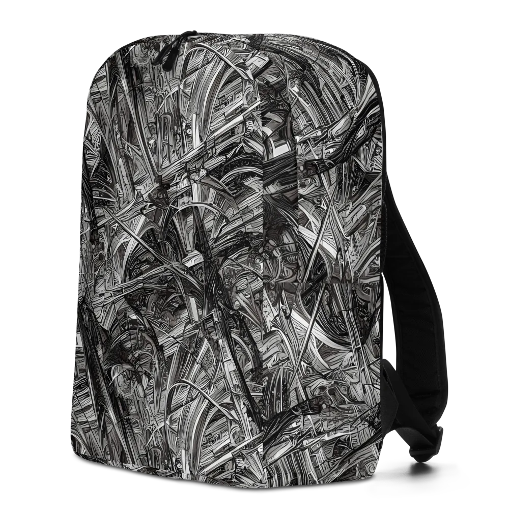 Gothic Whirlwind on Minimalist Backpack — Left