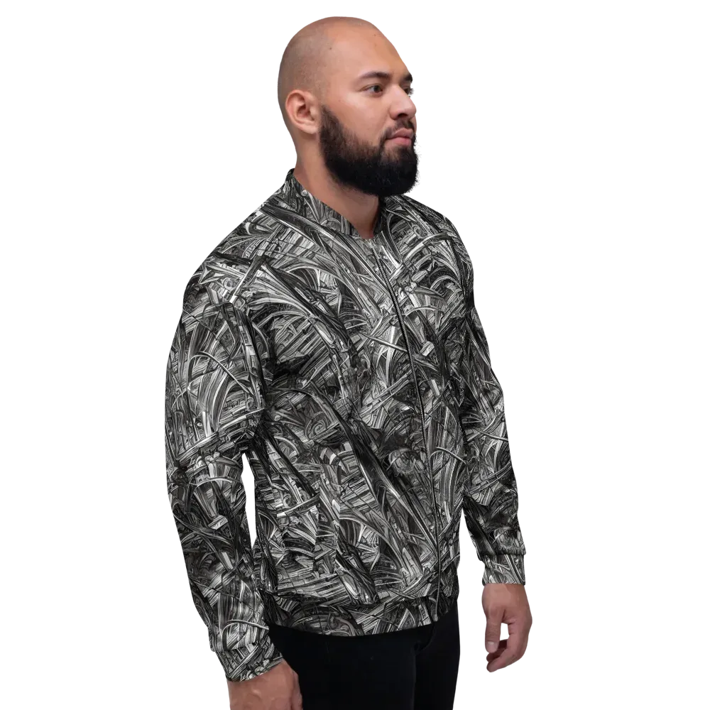 Gothic Whirlwind on Bomber Jacket — Right