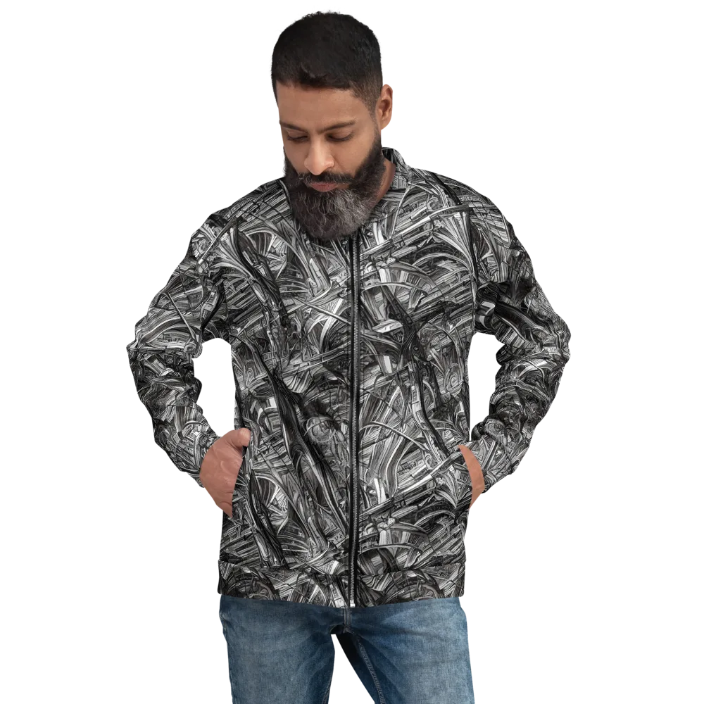 Gothic Whirlwind on Bomber Jacket — Front