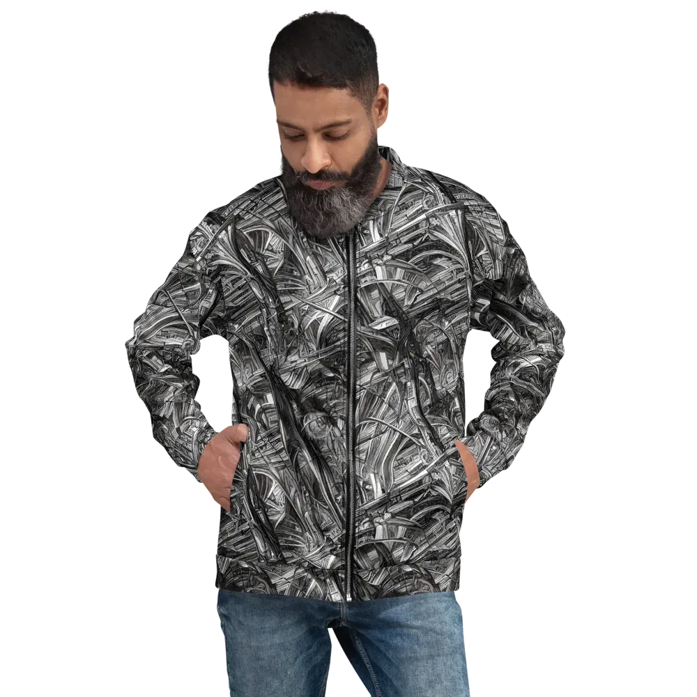 Gothic Whirlwind on Bomber Jacket — Front