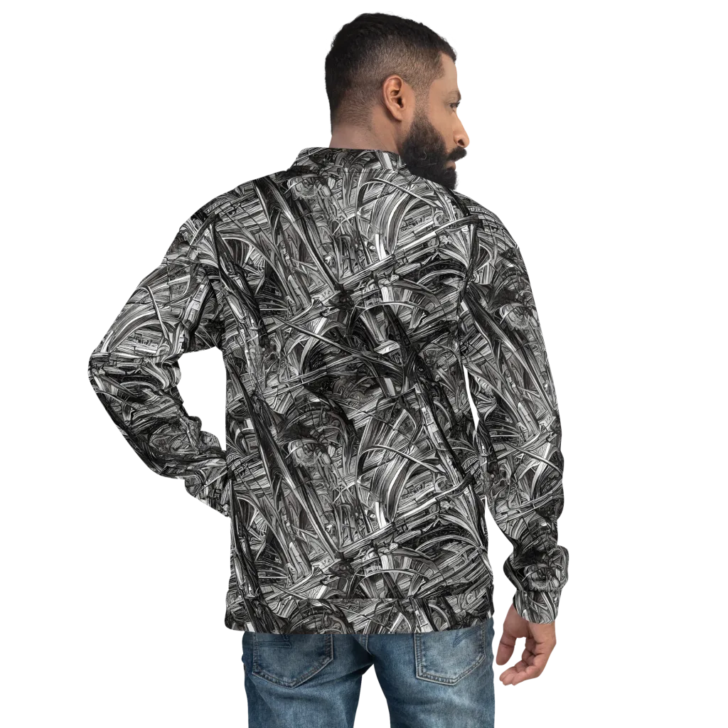 Gothic Whirlwind on Bomber Jacket — Back