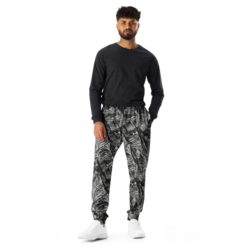 Gothic Whirlwind on Men's Joggers — Front