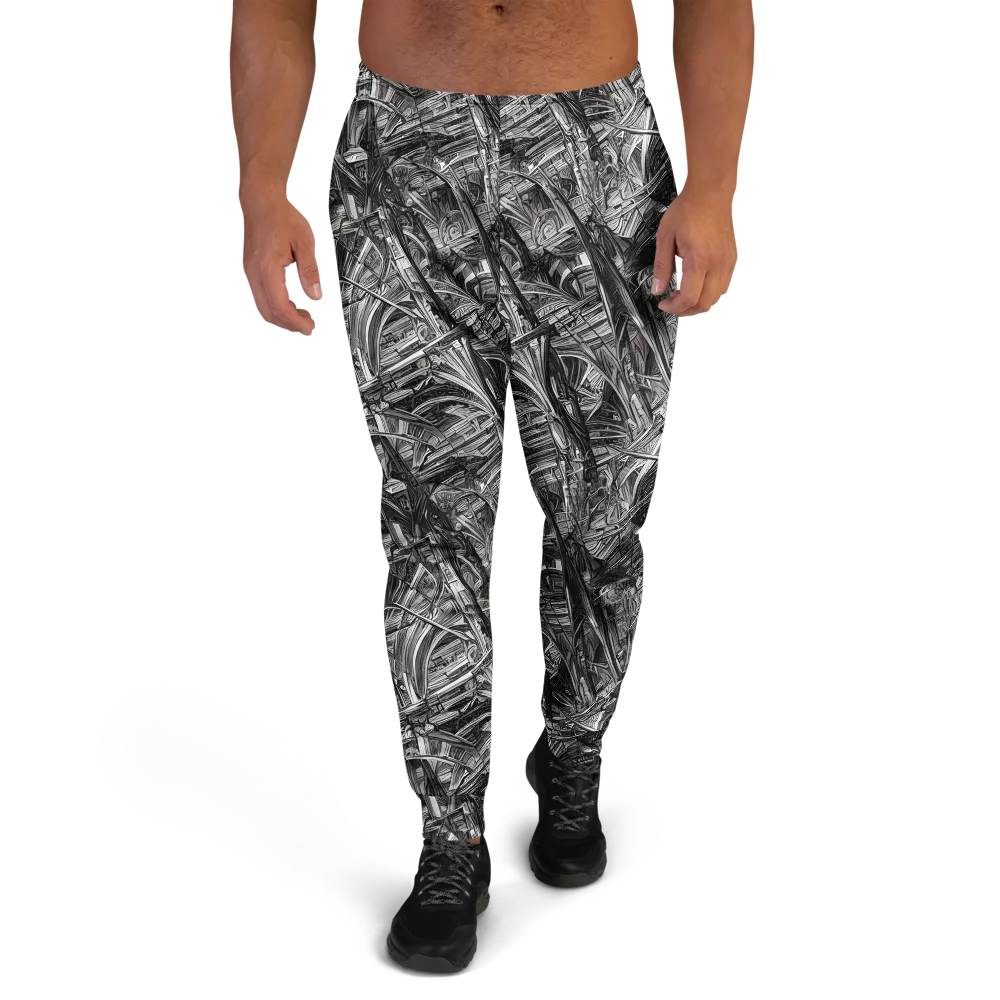 Gothic Whirlwind on Men's Joggers — Front