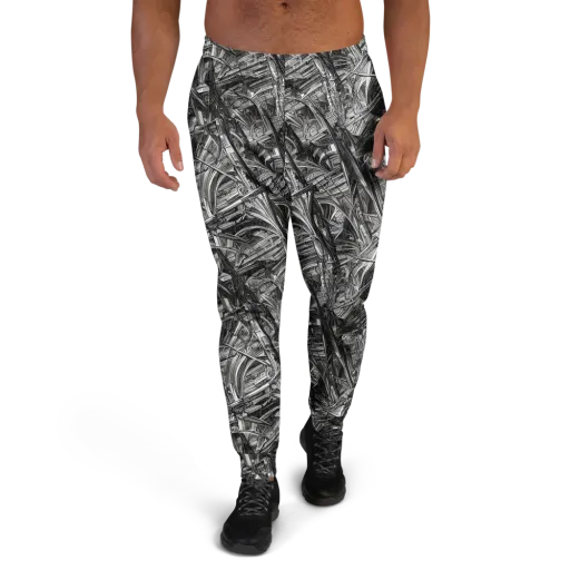 Gothic Whirlwind on a Men's Joggers